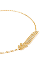 Alef Diamond Bracelet